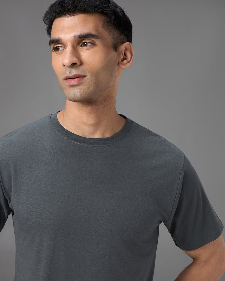 Phantom Grey Bamboo Crew Neck