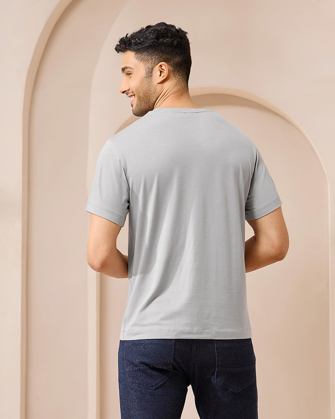 Wellbi Bamboo T-Shirt for Men, designed with a comfortable, breathable bamboo fabric for relaxed fit and ultimate comfort.