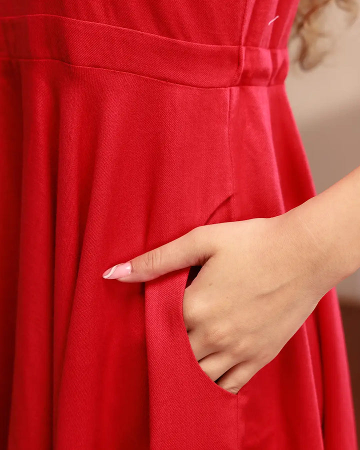 Rudah -  Asymmetric Hemline Dress