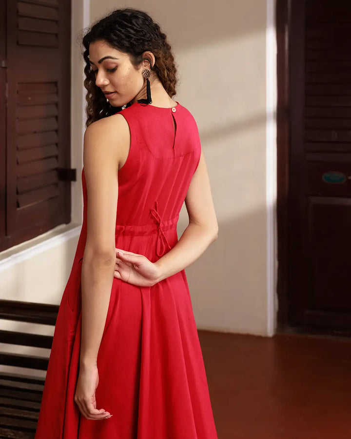 Rudah -  Asymmetric Hemline Dress
