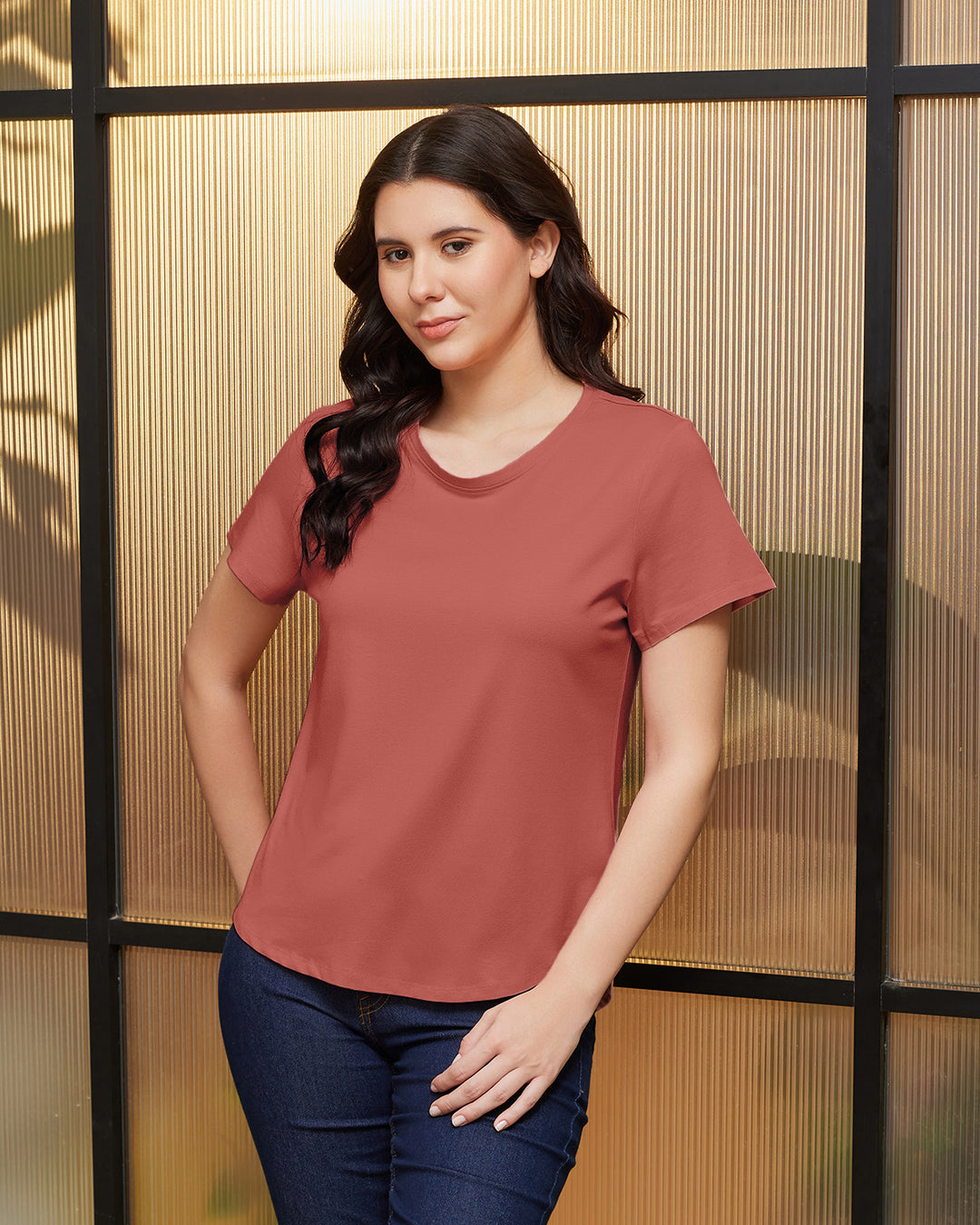 Dusky Rust Bamboo T-shirt