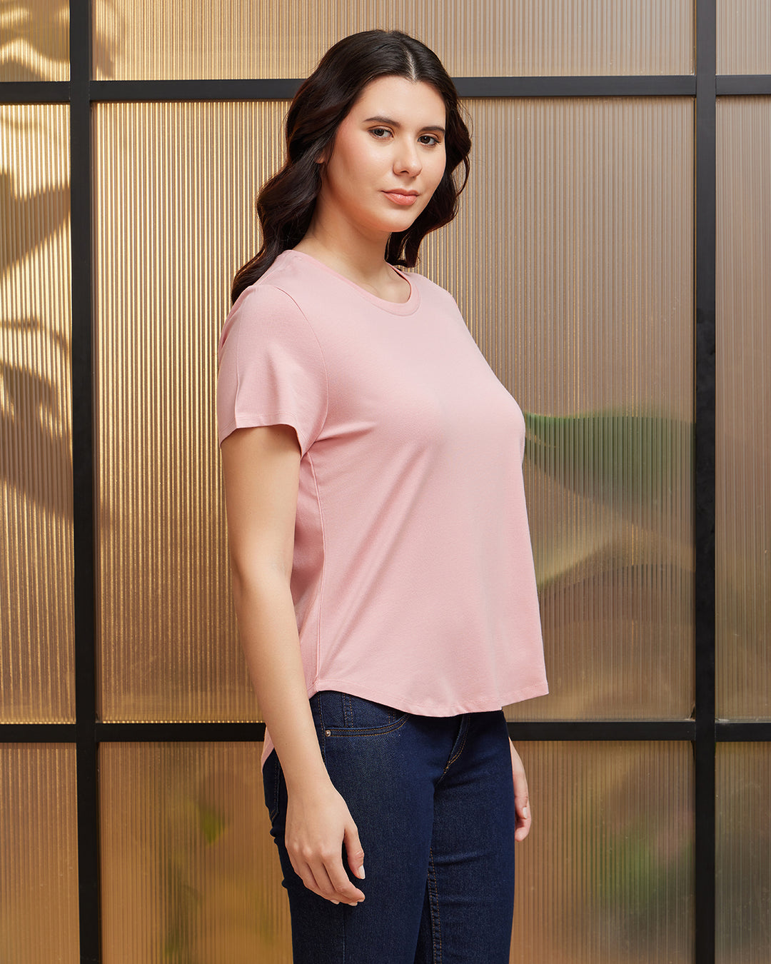 Serene Blush Bamboo T-Shirt