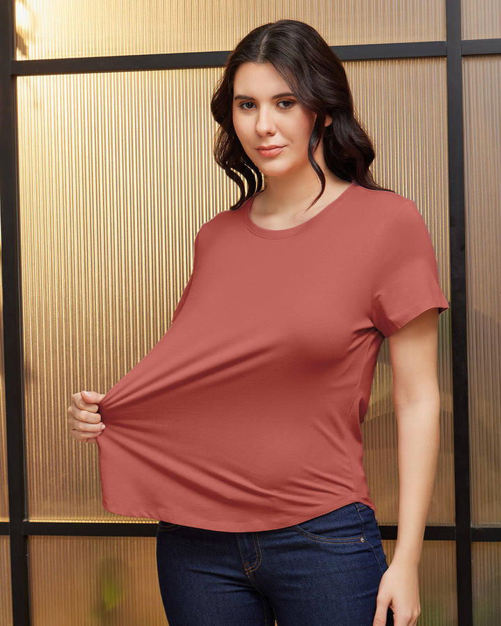 Dusky Rust Bamboo T-shirt