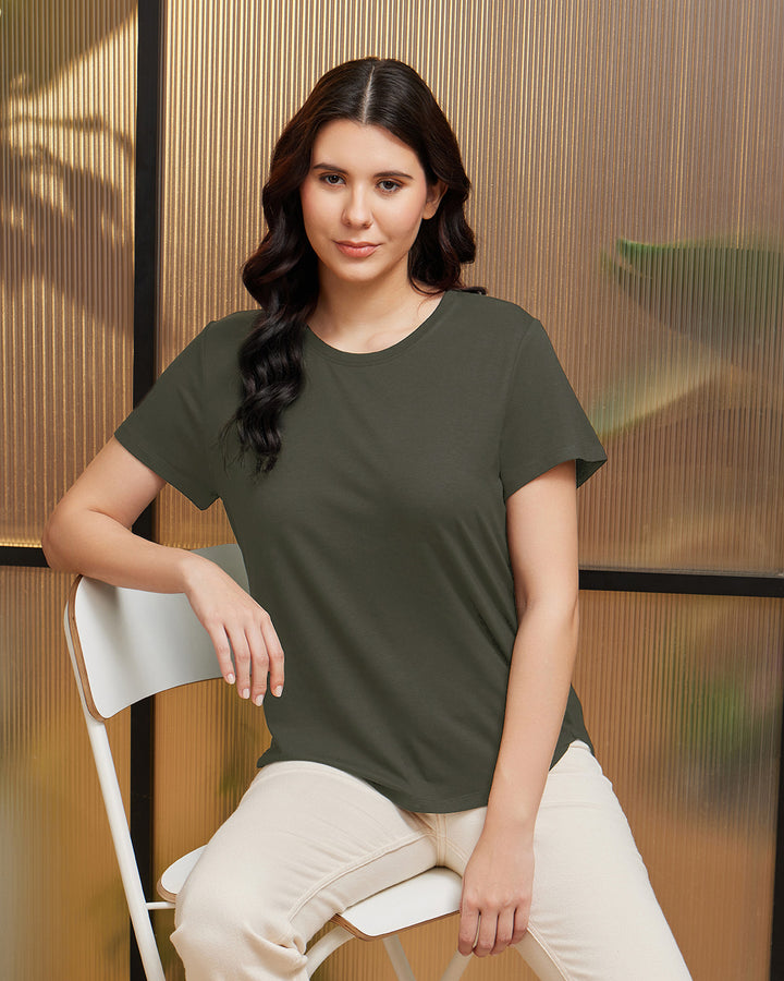 Muted Moss Bamboo T-shirt