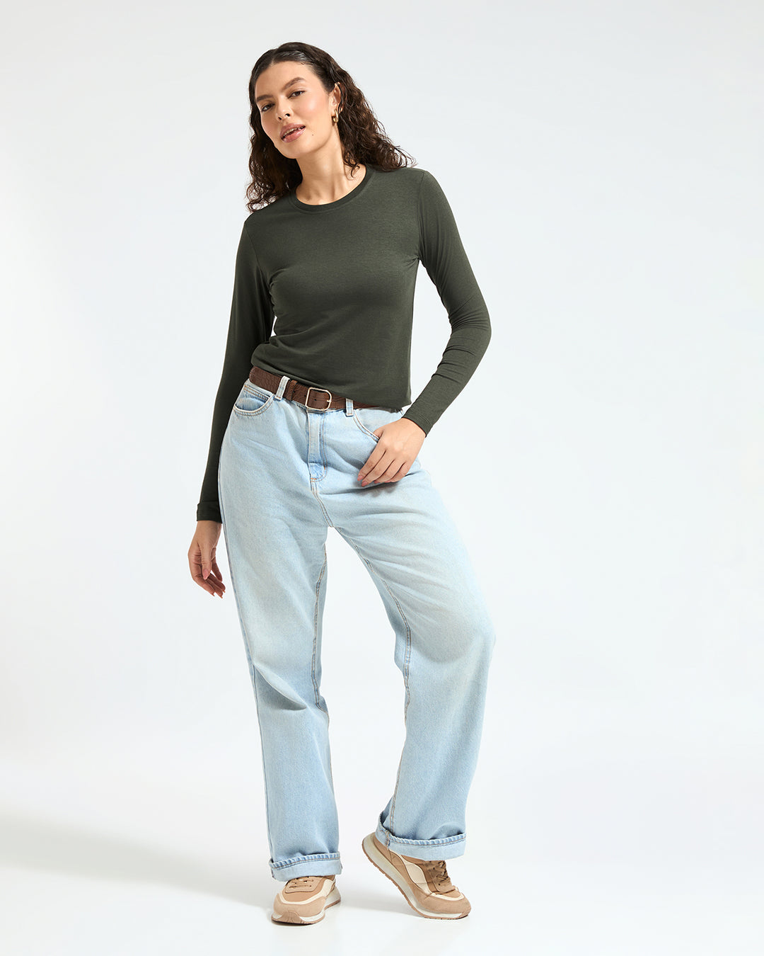 Bamboo Full-sleeve - Muted Moss