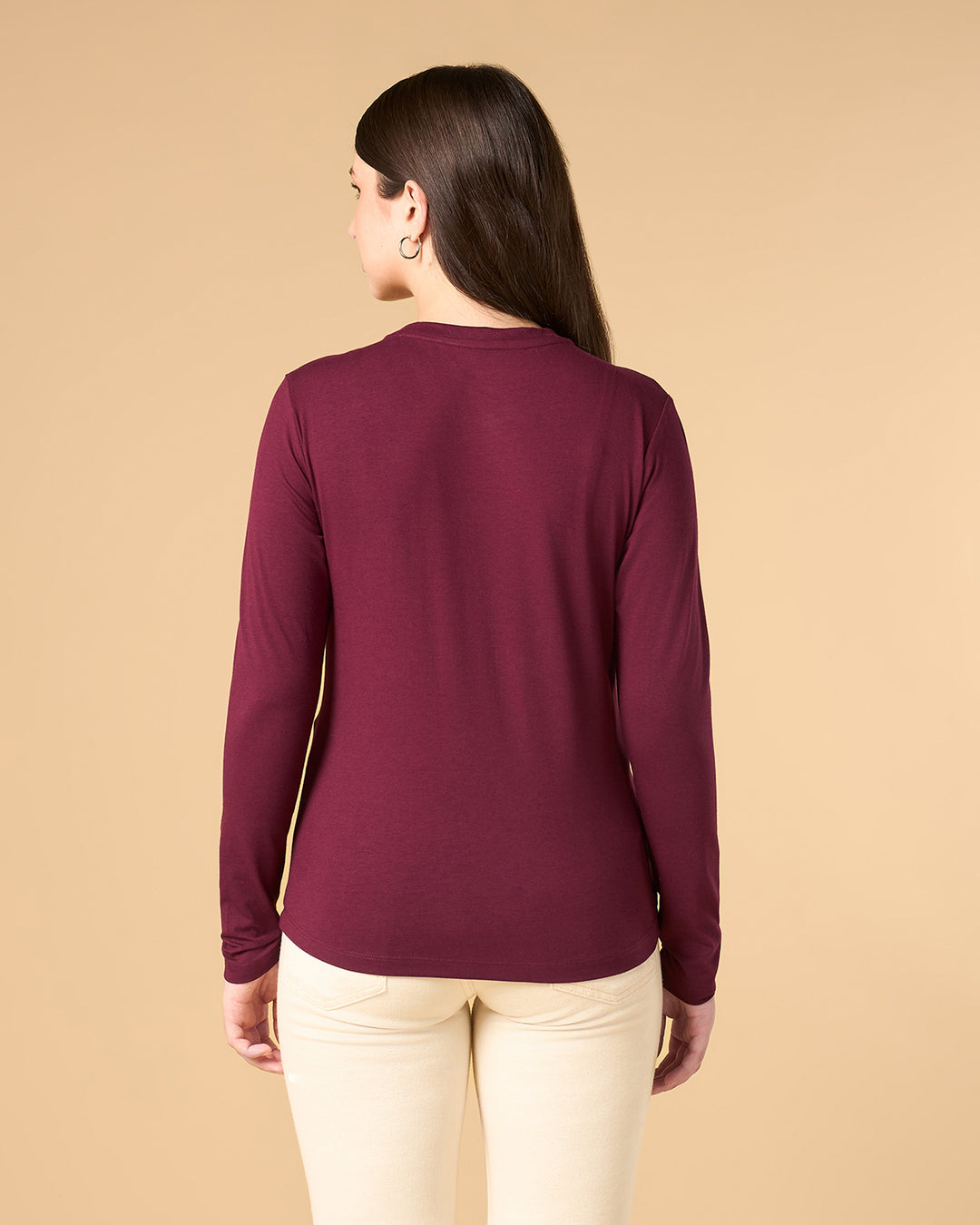Cranberry Bamboo Full-sleeve