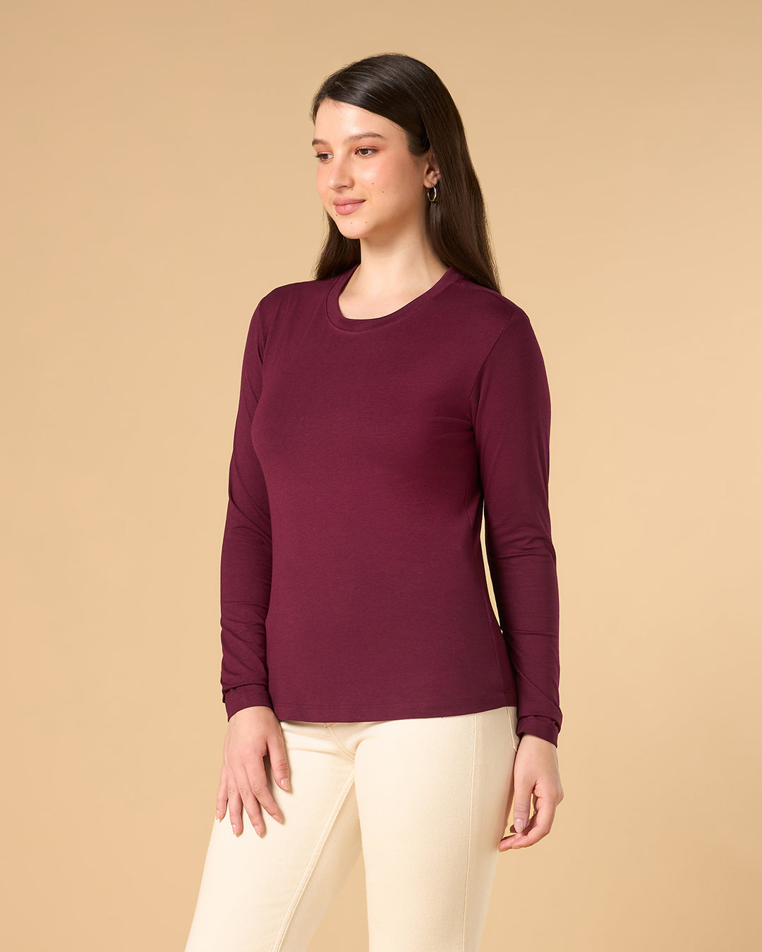 Cranberry Bamboo Full-sleeve