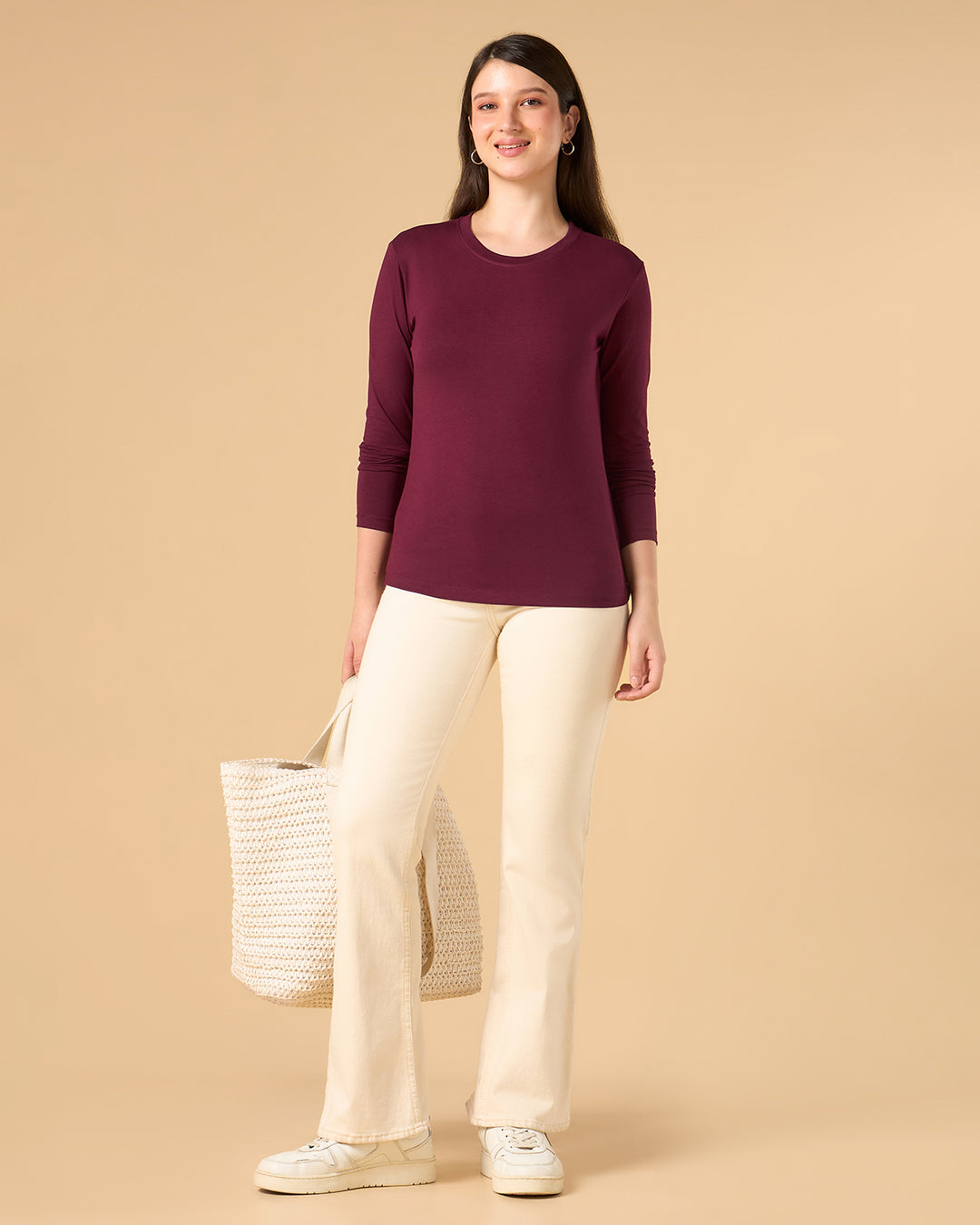 Cranberry Bamboo Full-sleeve