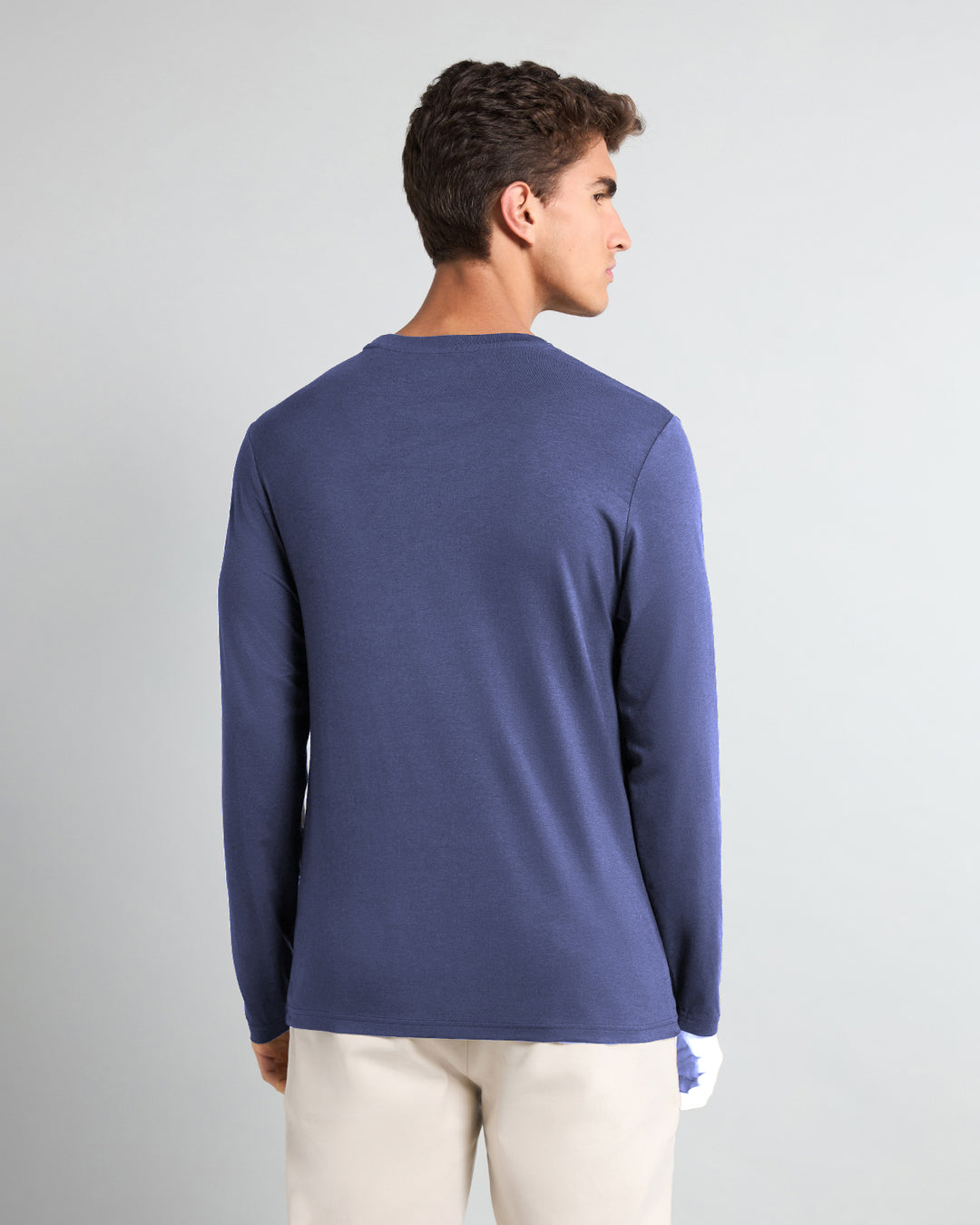 Pale Denim Bamboo Full-sleeve