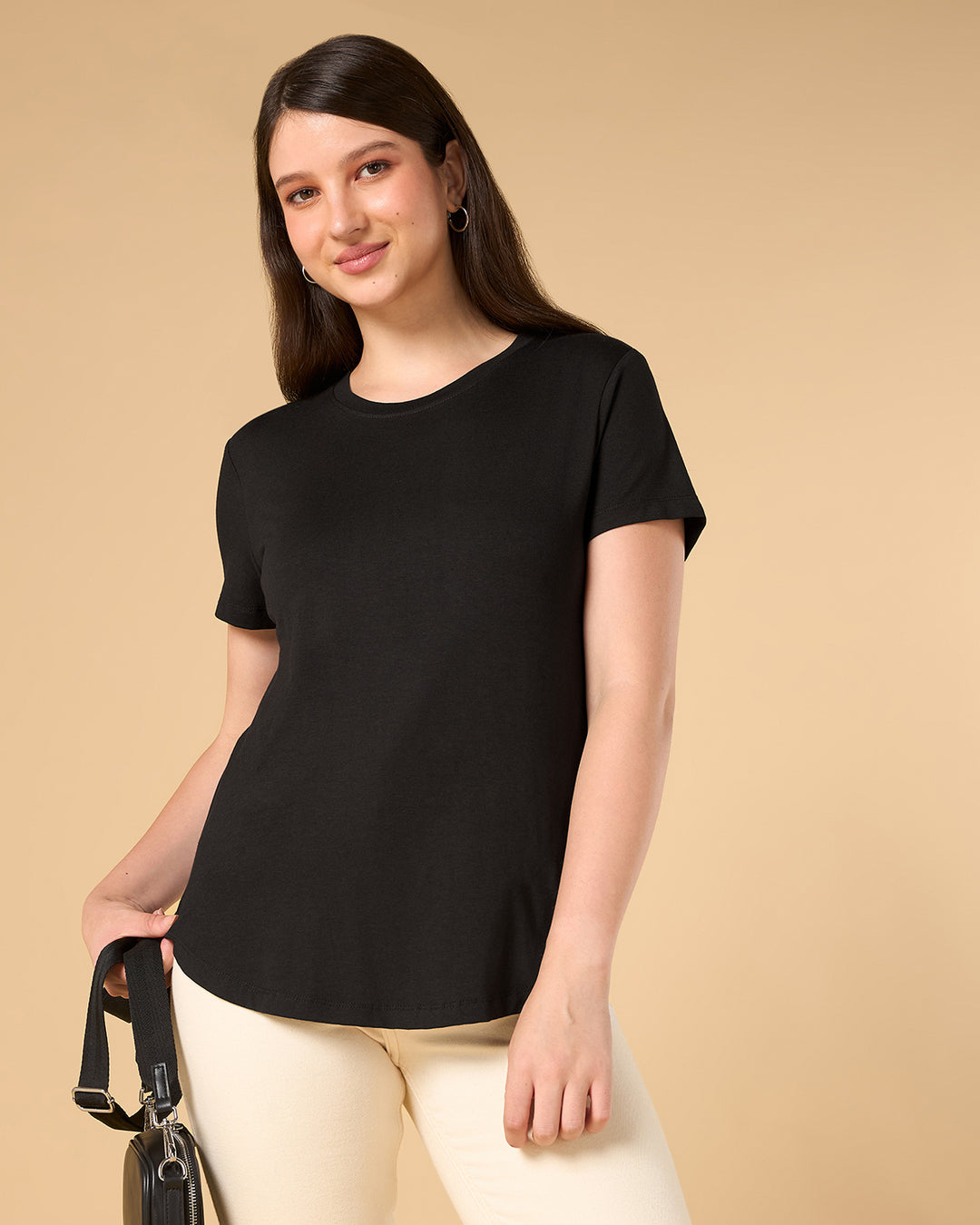 Ebony Bamboo Crew Neck