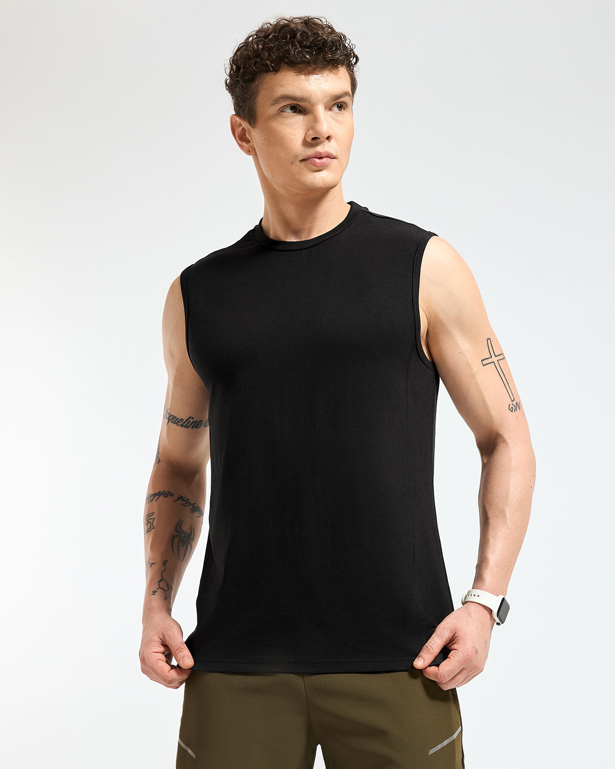 Men Bamboo Training Tank