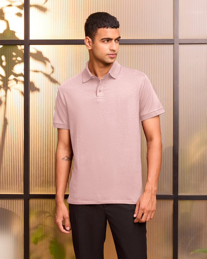 Mauve Bamboo Polo