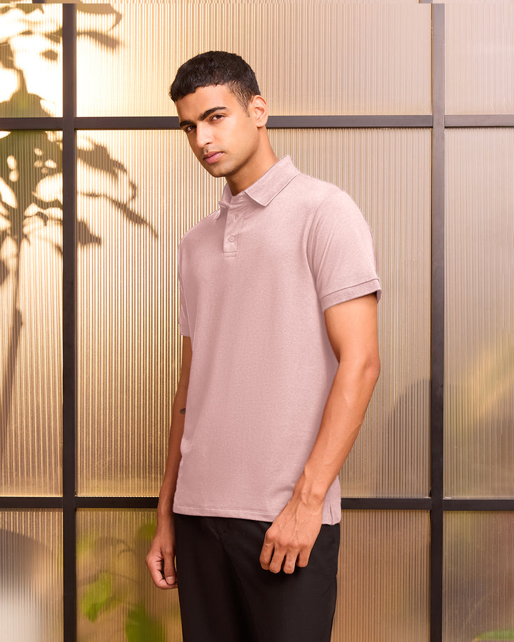Mauve Bamboo Polo