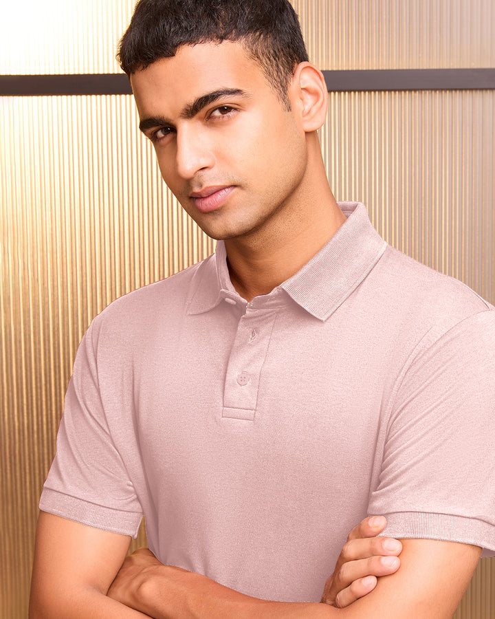 Mauve Bamboo Polo