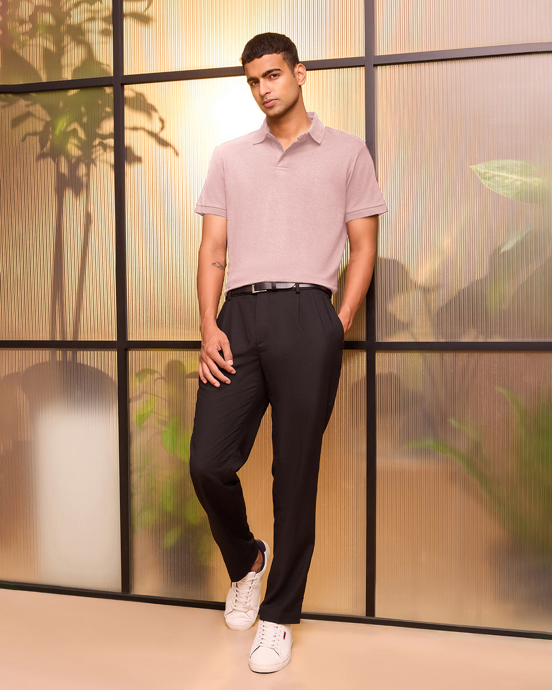 Mauve Bamboo Polo