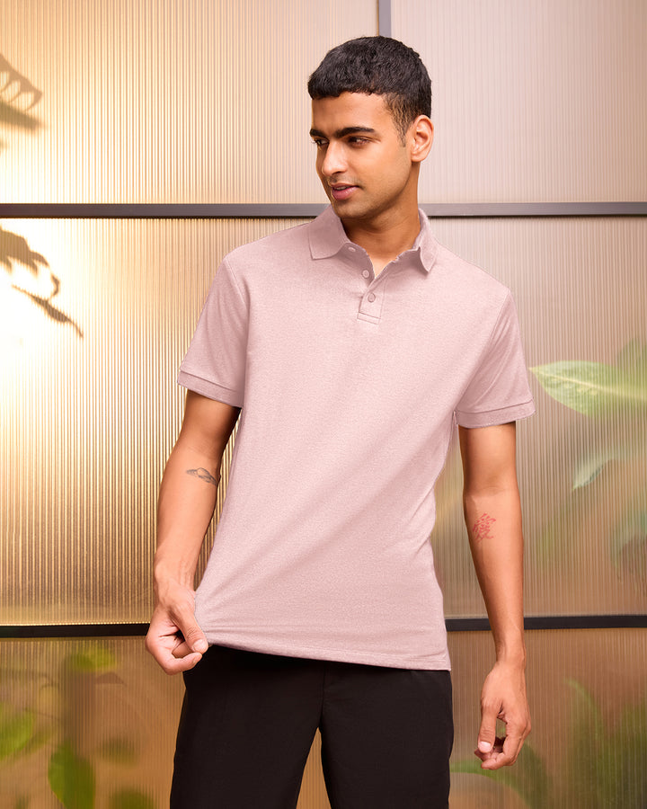 Mauve Bamboo Polo