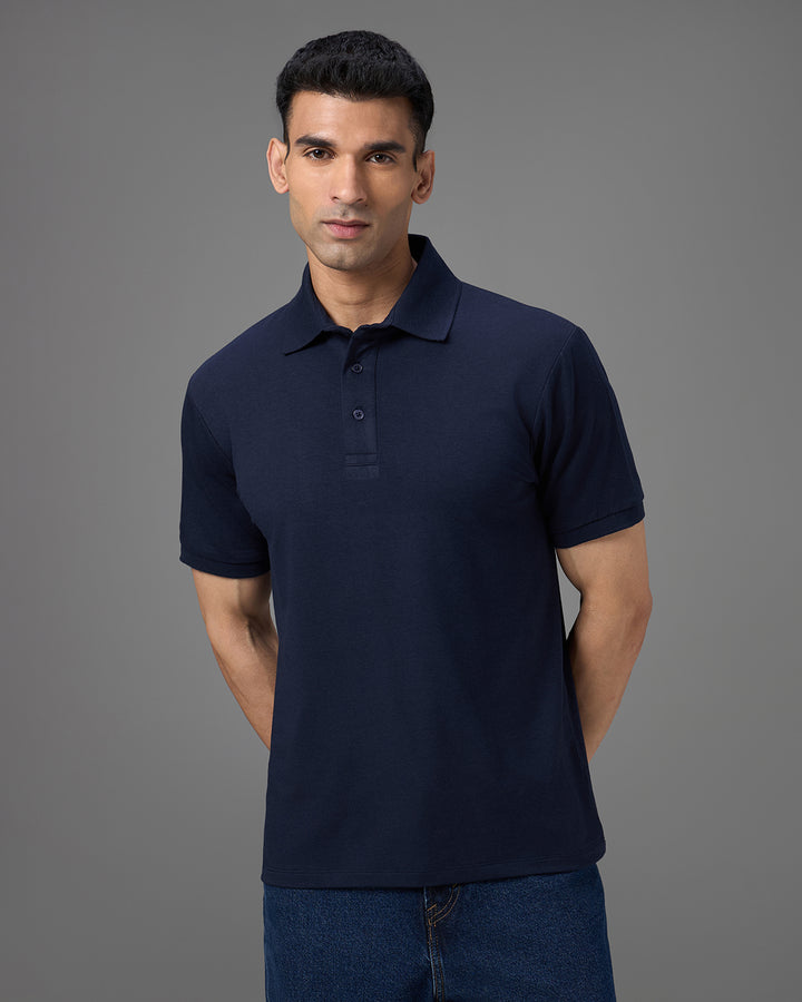 Blue Luxe Bamboo Polo