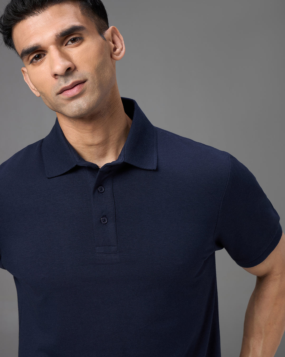 Blue Luxe Bamboo Polo