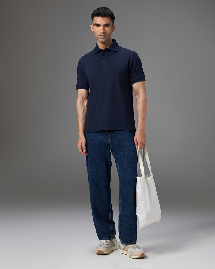 Blue Luxe Bamboo Polo