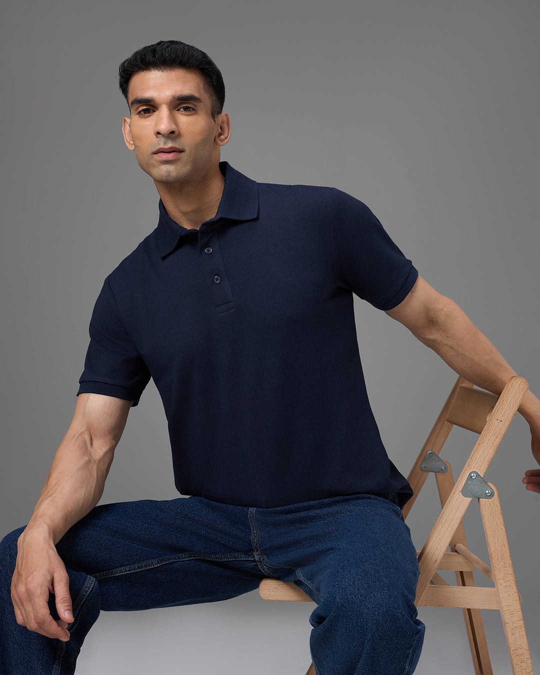 Blue Luxe Bamboo Polo