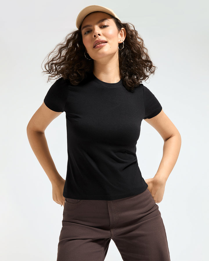 Bamboo Classic Crew - Ebony