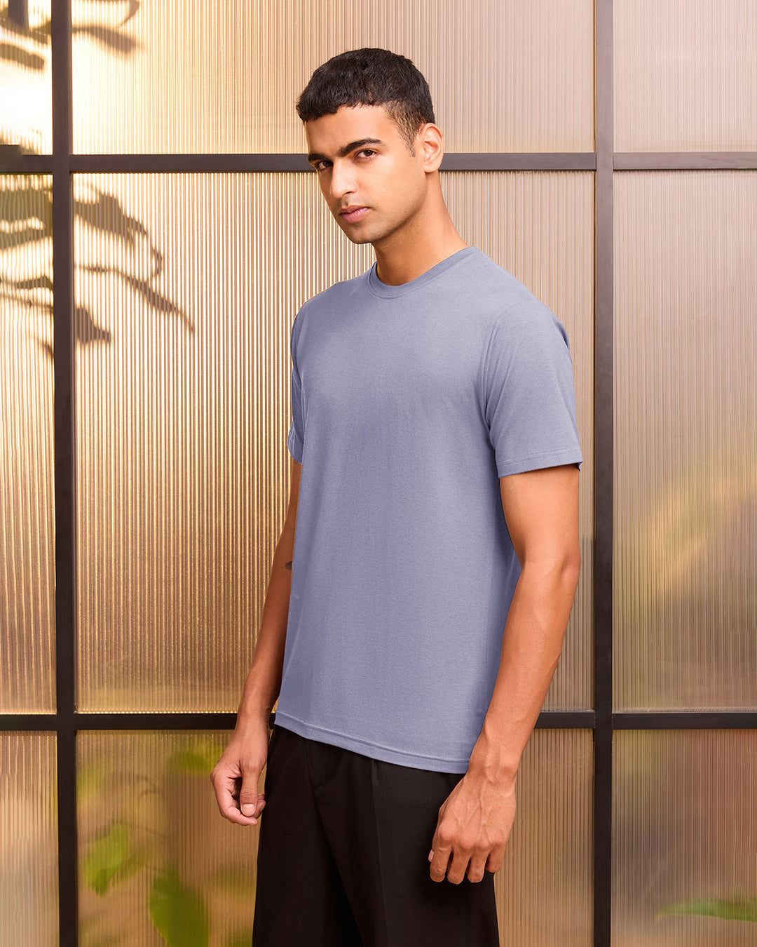 Lilac Bamboo Crew Neck