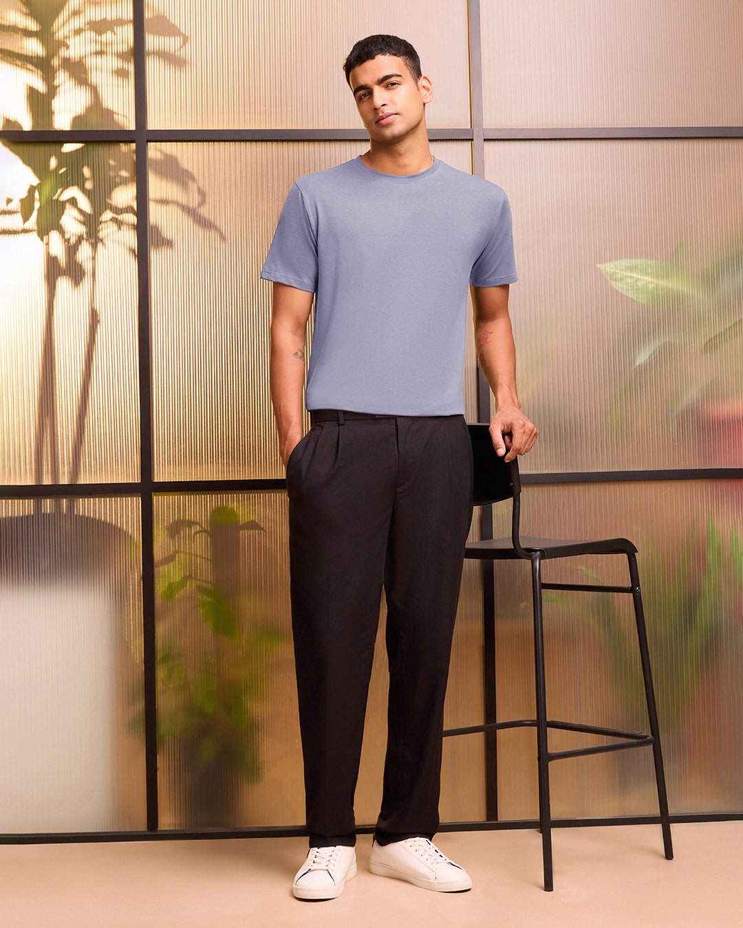 Lilac Bamboo Crew Neck