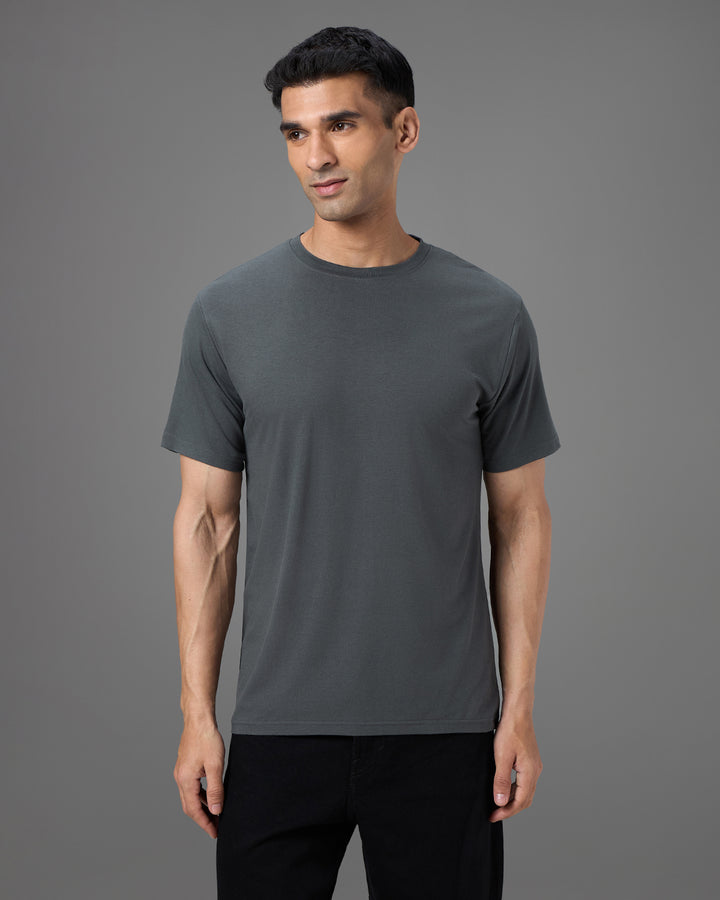 Phantom Grey Bamboo Crew Neck