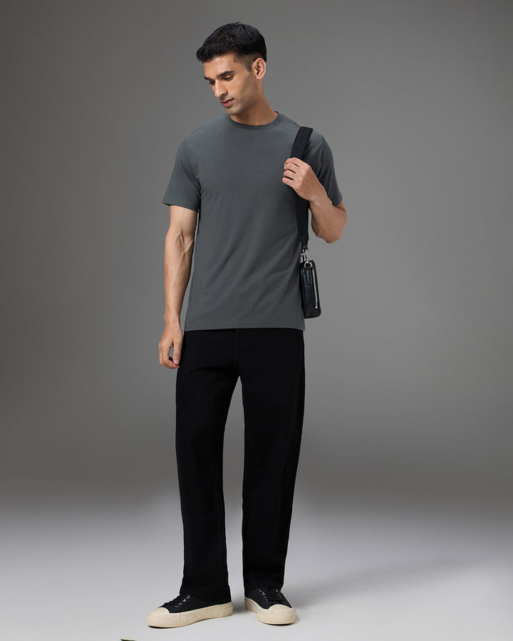Phantom Grey Bamboo Crew Neck