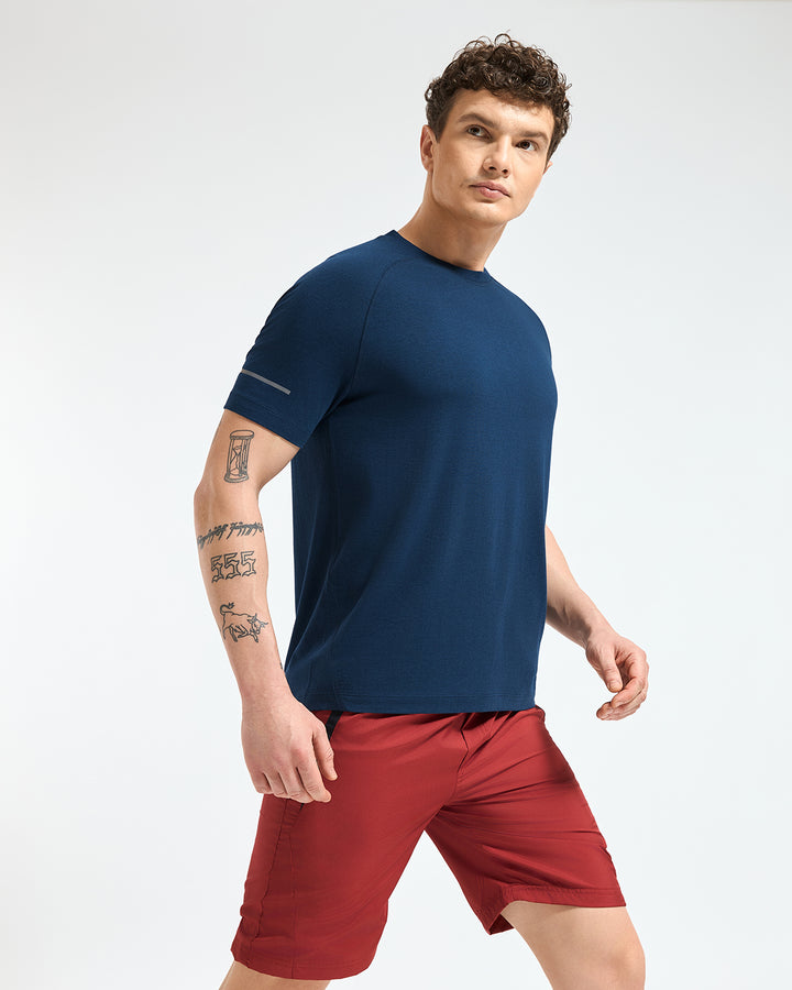 Bamboo Performance T-Shirt - Deep Ocean