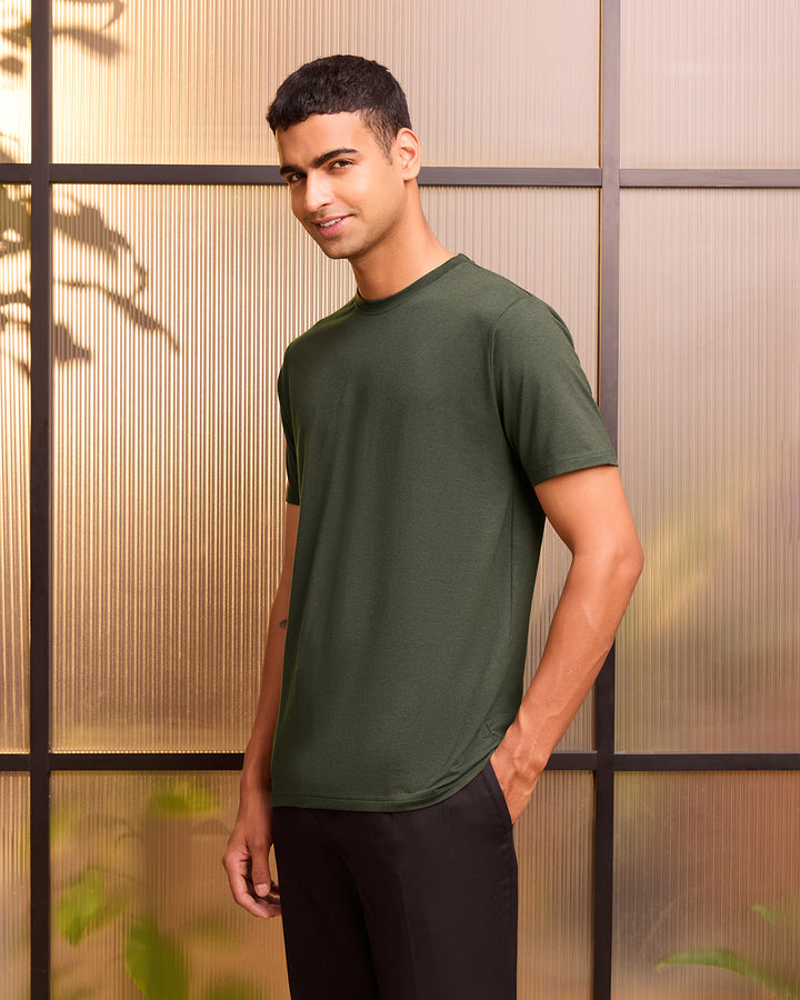Camo Olive Bamboo T-Shirt