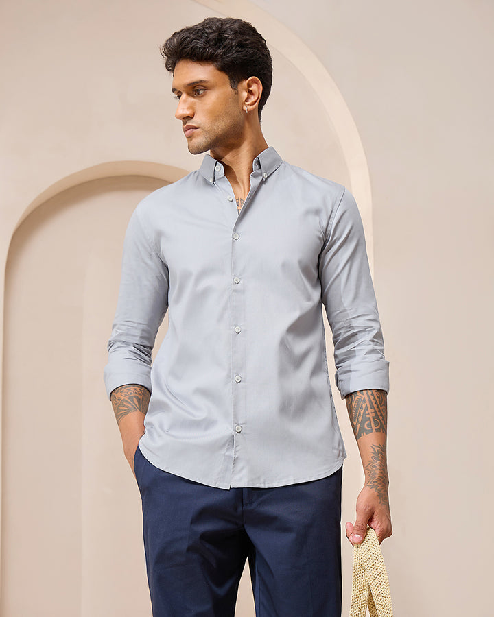 Glacier Grey - Oxford Shirt