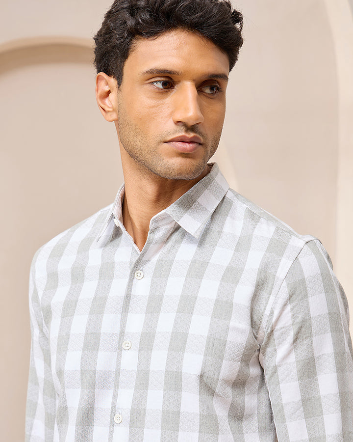 Grey Checkered - Classic Shirt