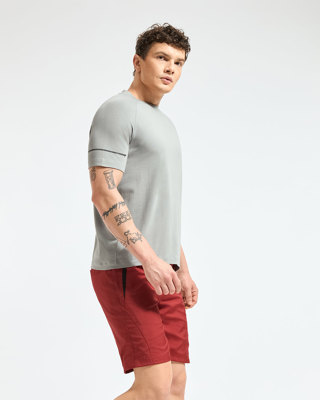Bamboo Performance T-Shirt - Mist Grey