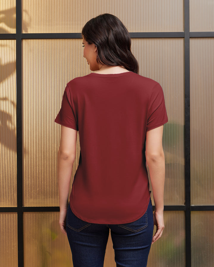 Wild Syrah Bamboo Crew Neck