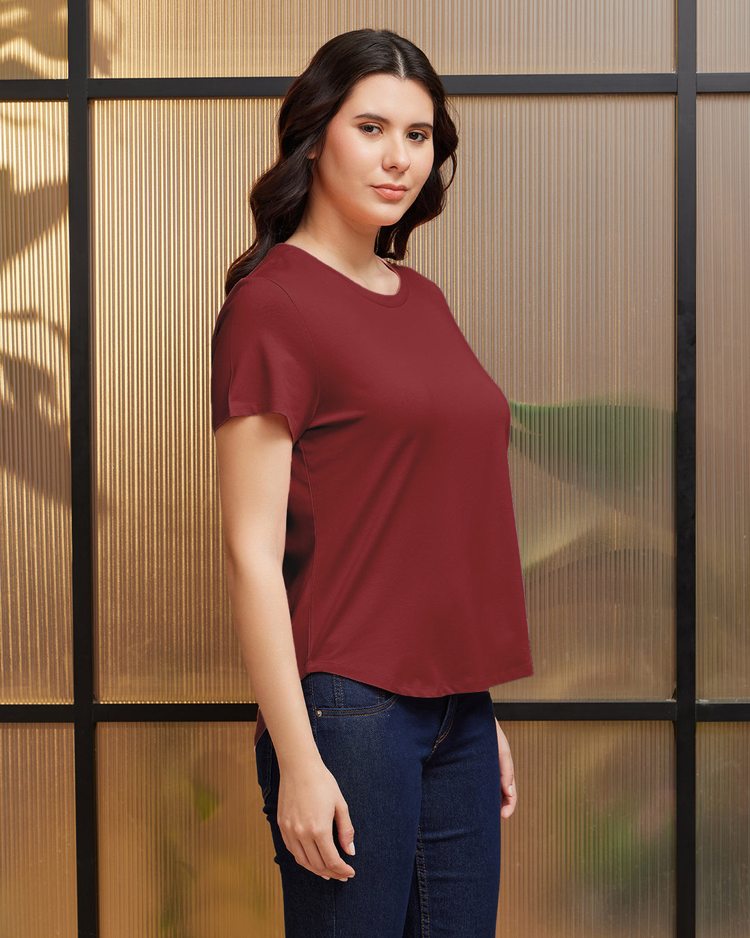 Wild Syrah Bamboo Crew Neck
