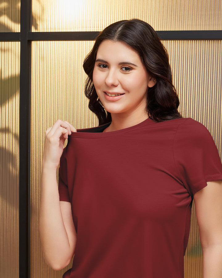 Wild Syrah Bamboo Crew Neck