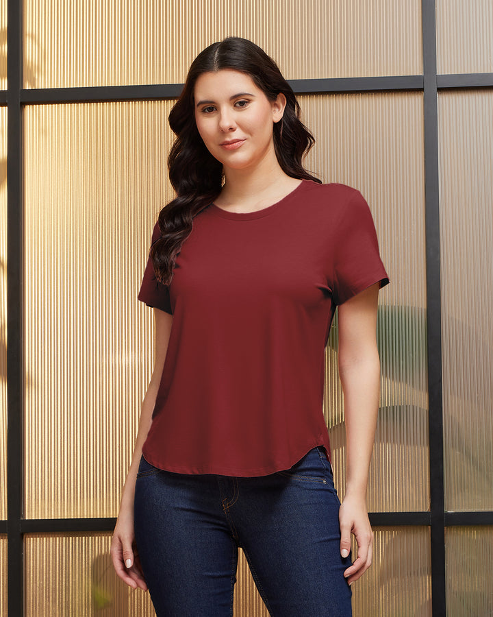 Wild Syrah Bamboo Crew Neck