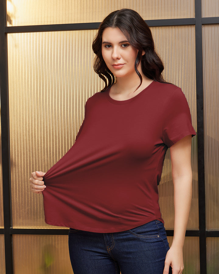 Wild Syrah Bamboo Crew Neck