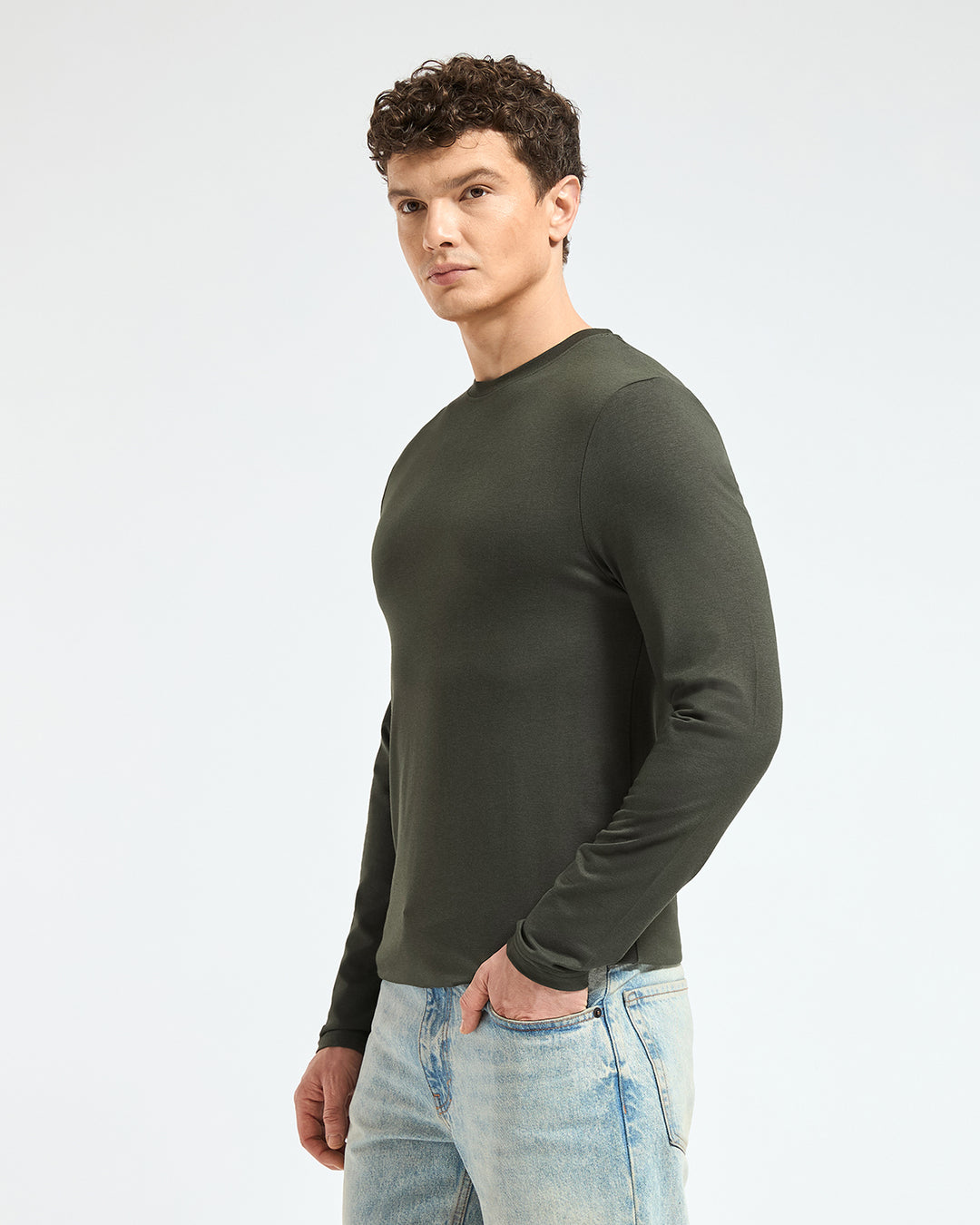 Bamboo Full-sleeve - Camo Olive