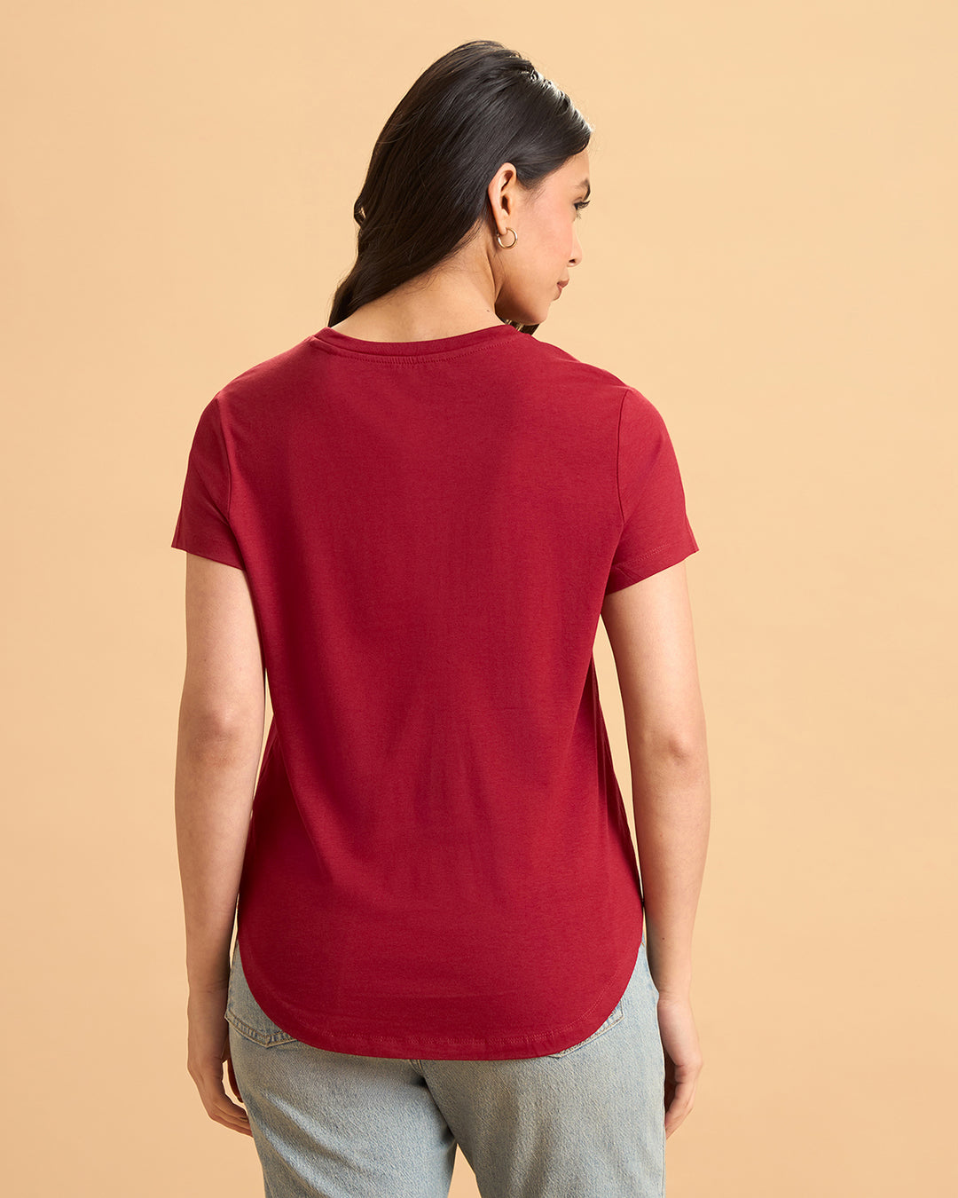 Cherry Bamboo Crew Neck