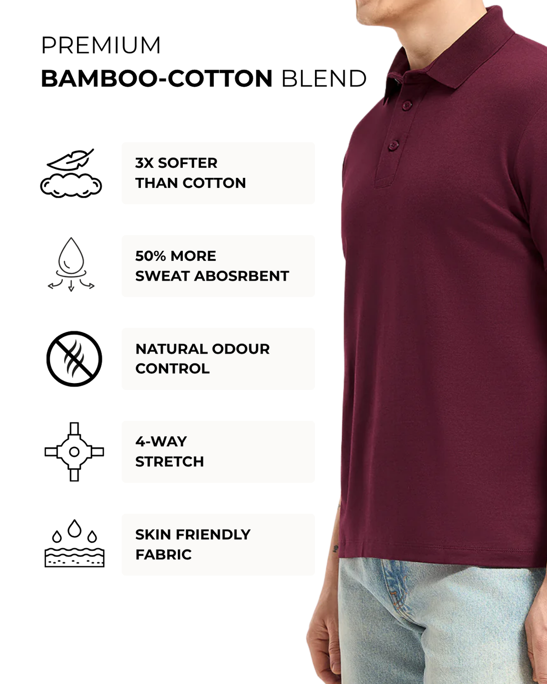 Men's Bamboo Core Polo