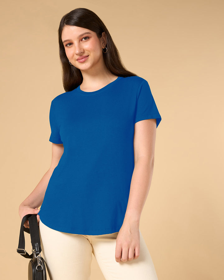 Wave Bamboo Crew Neck