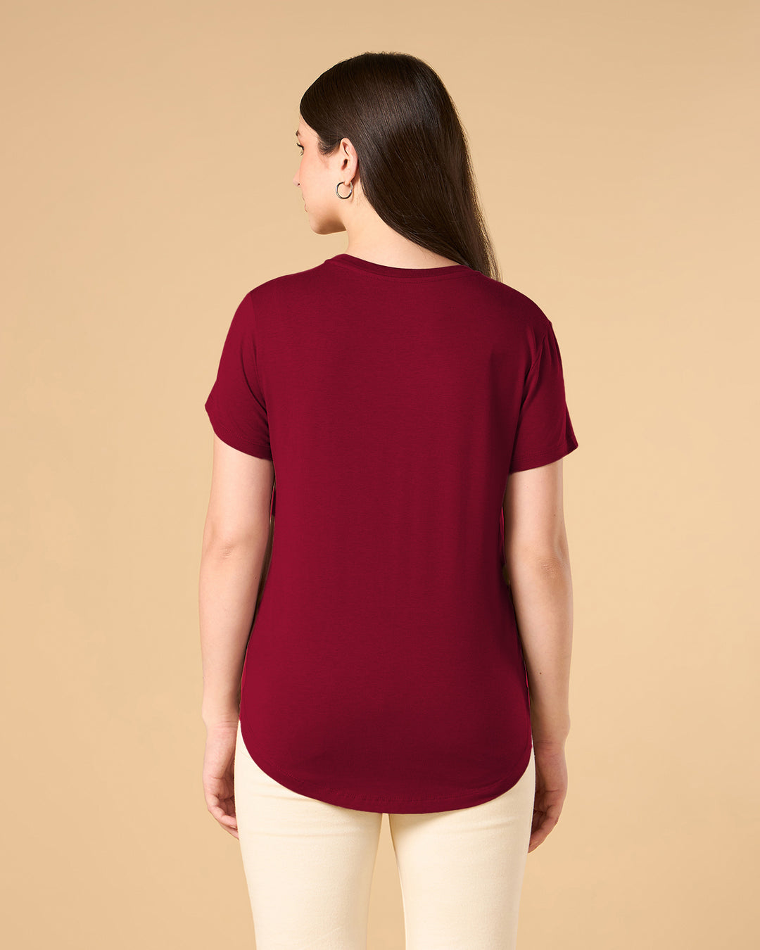 Cherry Bamboo Crew Neck