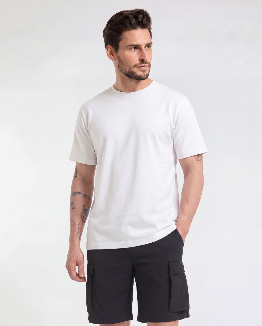 Men's Bamboo Heavy Crew Neck T-Shirt
