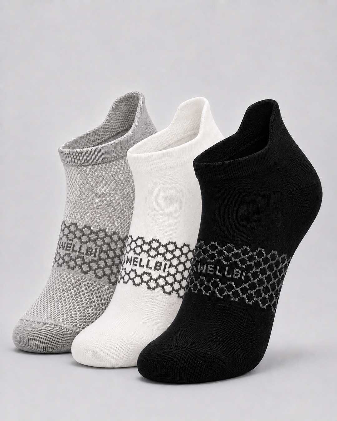 Men's Bamboo Ankle Socks - Pack of 3