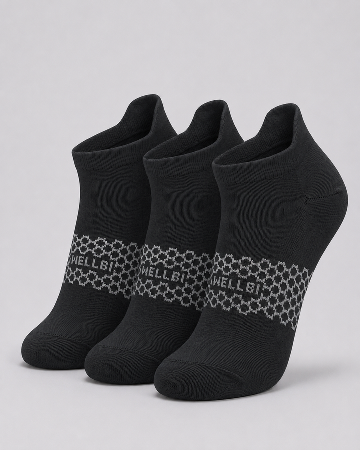 Men's Bamboo Ankle Socks - Pack of 3