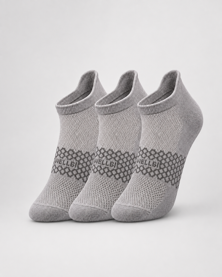 Men's Bamboo Ankle Socks - Pack of 3