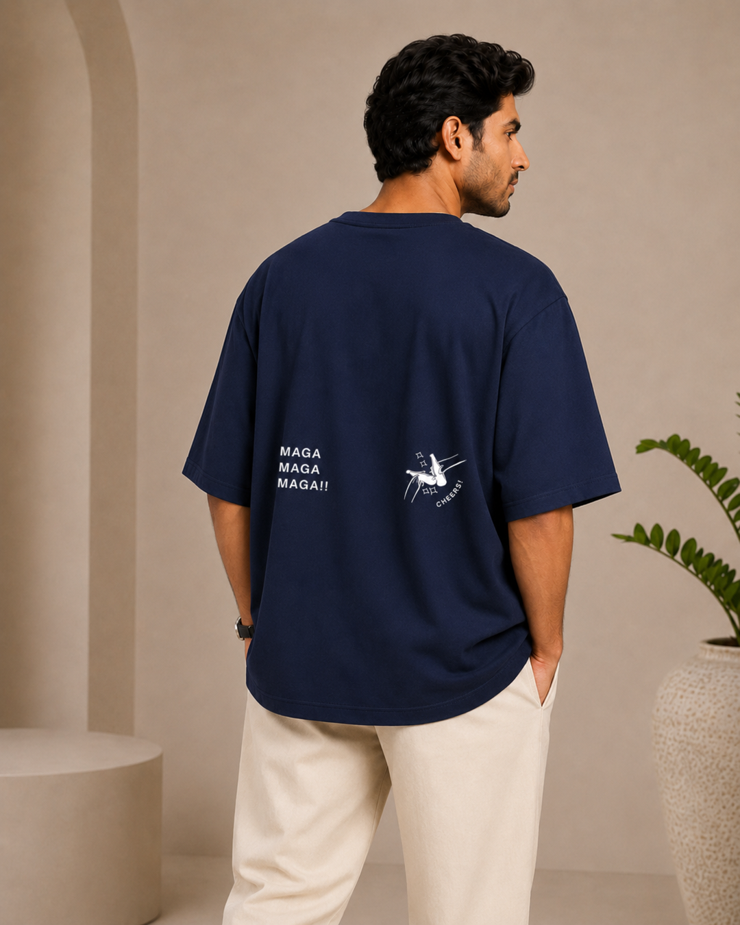 Oversized T-Shirt - Happy hour