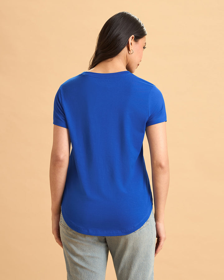 Wave Bamboo Crew Neck